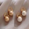Новые модные серьги с подвеской из жемчуга для женщин и девушек, подарок, сладкие ювелирные изделия оптом