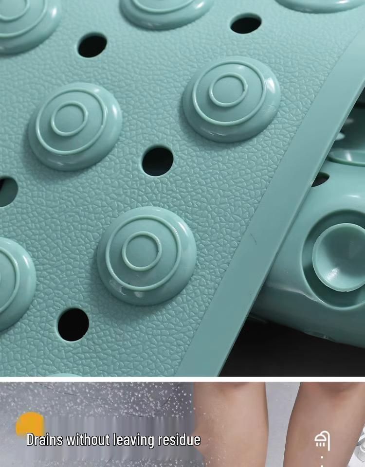 Нескользящий ПВХ коврик для ванной с присосками для душа, туалета и прихожей