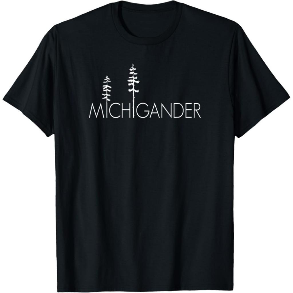Proud Michigander, Michigan Up North Pine Trees T-Shirt
