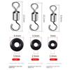 100/400pcs Fish Bite O-Rings Plumbing Black Rubber hot Assortment Set  Fishing Tool