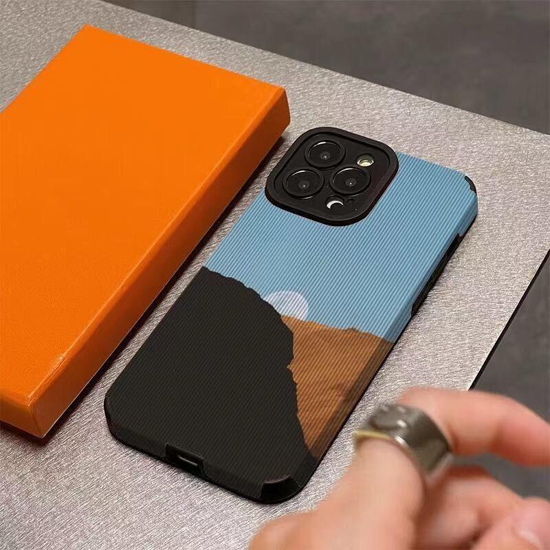 Чехол для телефона для Iphone 14 Pro Max 11 13 12, противоударный бампер, чехол из ТПУ для Iphone Xr Xs X 7 8 Plus 6s, картина маслом в японском стиле