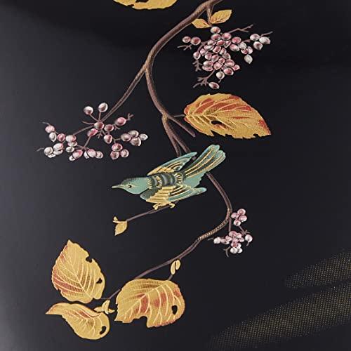 Компания Nakatani Brothers Yamanaka Лаковая шкатулка для важных документов, Черная, Ханеото 33-4403