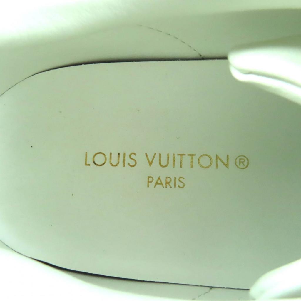 Great LOUIS VUITTON sneakers timeout line White brown leather Women 37 Used