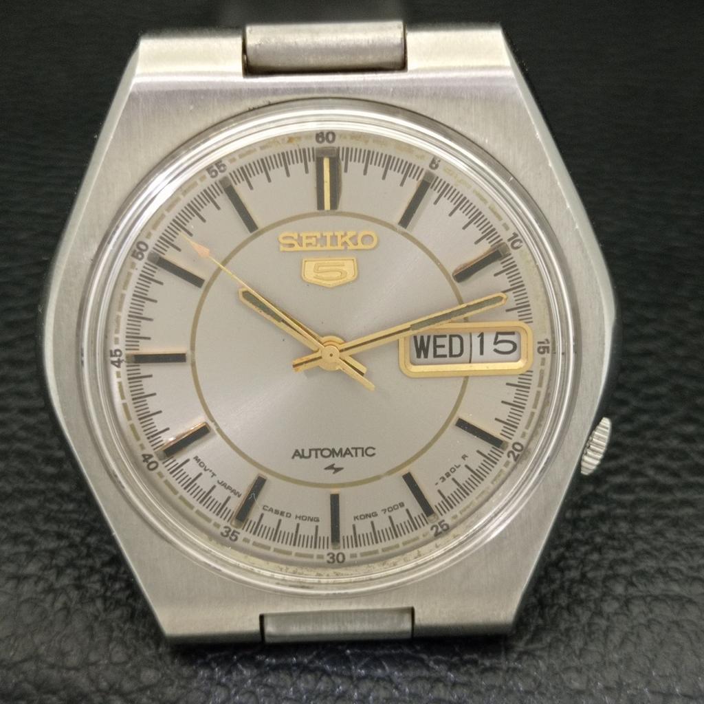 Б/у оригинальные старинные часы SEIKO 5 с автоподзаводом из Японии, мужские, оригинальный циферблат a433470-2 R116-a433470