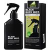For Men's Black Secret Body Mist Herb Citrus Fragrance, 1 Unit, 220ml