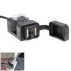Waterproof Dual USB Port 12V Motorbike Motorcycle Handlebar Charger Socket for Mobile Phone