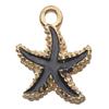 Dripping Oil Ocean Starfish Diy Alloy Jewelry Accessories Bracelets Necklace Earrings Keychain Pendant Pendant