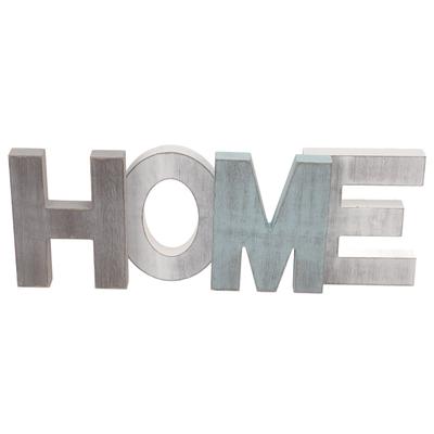 Деревянный знак HOME, состаренный ретро-дизайн, цельный, изысканные деревянные буквы, украшения