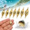 Additional Weight Line Sinkers Weights Copper Fishing Lead Fall Brass Hook Connector Sinker