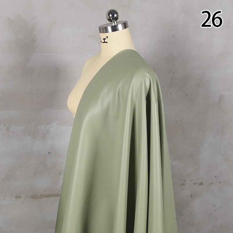 50*140m Matte Faux Leather Fabric Stretch Imitation Sheepskin Soft PU Fabric DIY Sewing Motorcycle Jacket Clothes Material