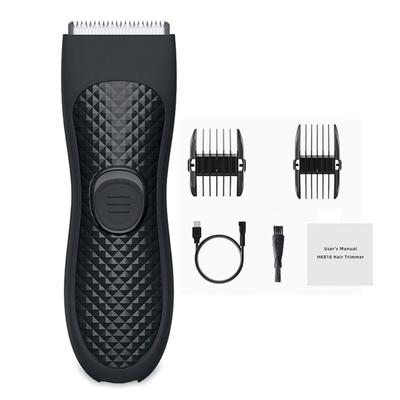 Электрический триммер для волос в паху Водонепроницаемый Безопасный USB-зарядка Триммер для волос на теле Взрослый Черный