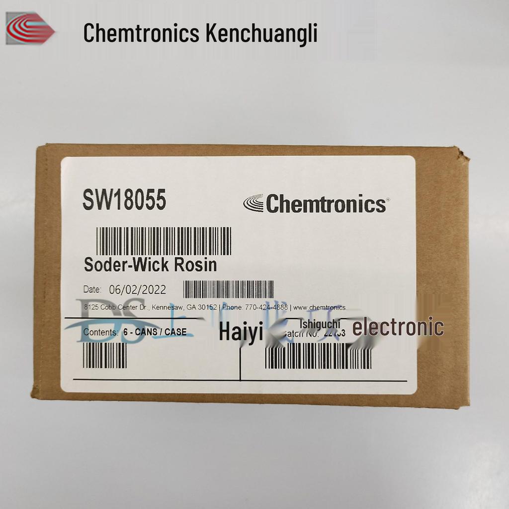 ITW Chemtronics SW18055 Антистатическая оплетка для удаления припоя без остатка (канифольная)