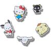 Подвески для обуви Crocs Jibbitz Друзья Hello Kitty 5 штук