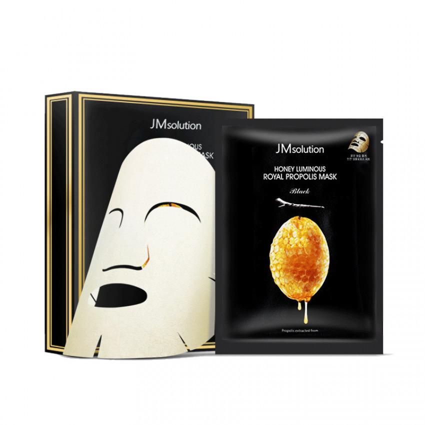 JMSOLUTION Honey Luminous Royal Propolis Mask 10pc ORIGINAL STORE