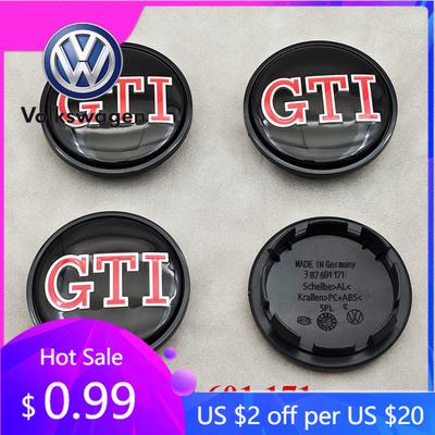 Для VW Volkswagen Jetta MK5 Golf 4 шт. 65 мм VW GTI Колпачки на центр колеса для Volkswagen VW R GTI Golf 6 Passat CC Magotan Touran