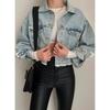 Crop Denim Jeans Jacket