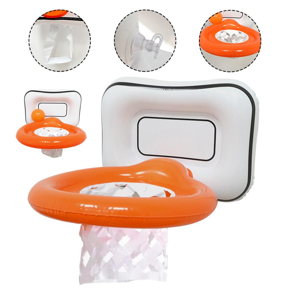 Inflatable Basketball-Hoop Throwing Toys Include Ball Party Game Set For Kid Adults Birthday Party Indoor Outdoor Game