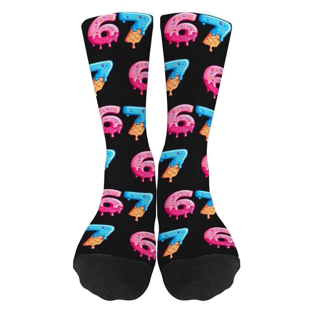 Fashionable, Warm And Interesting Six Or Seven Design Socks For Grandma