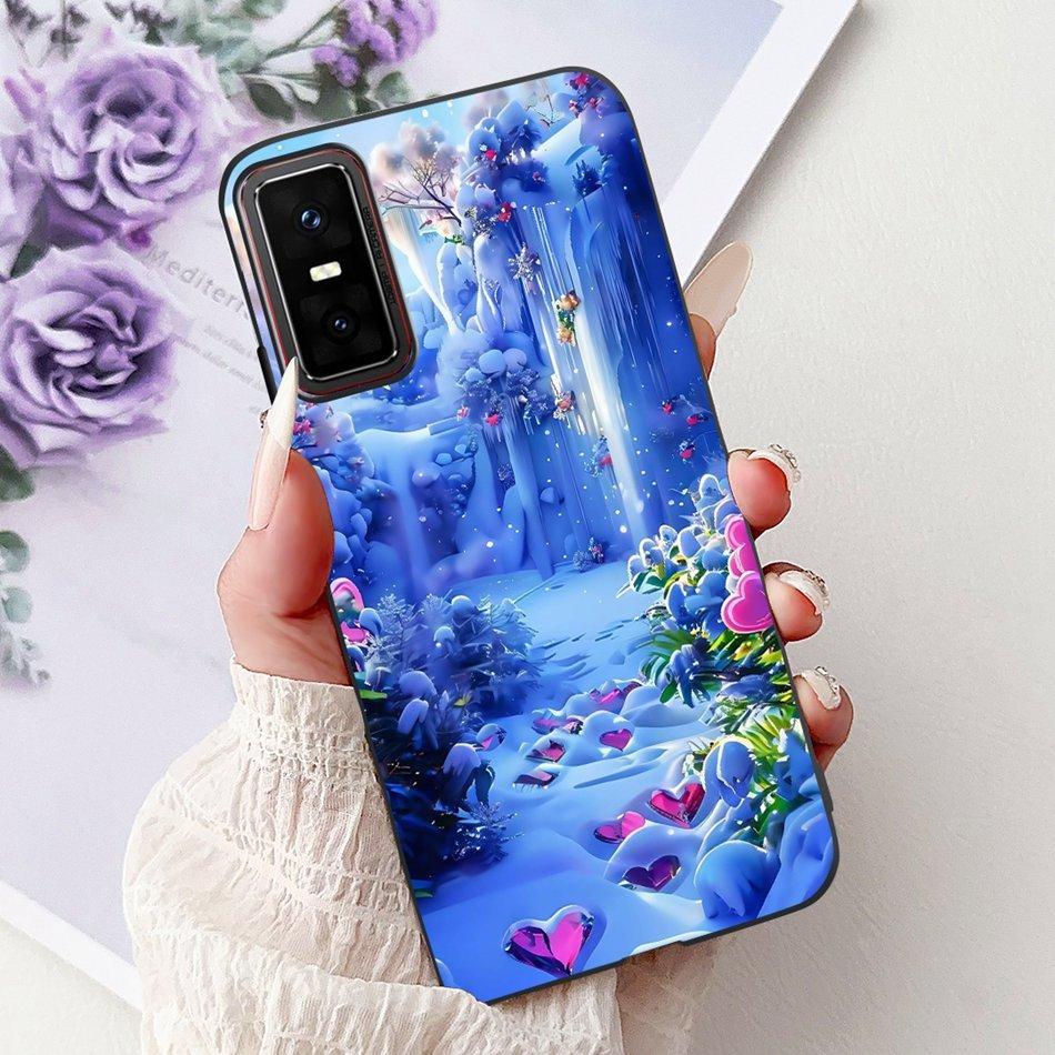 Для Infinix GT 30 Pro X6873 2025 Элегантный Цветочный Бабочка Чехол для Телефона Для Infinix GT30 Pro 5G Мягкий Силиконовый ТПУ Чехлы
