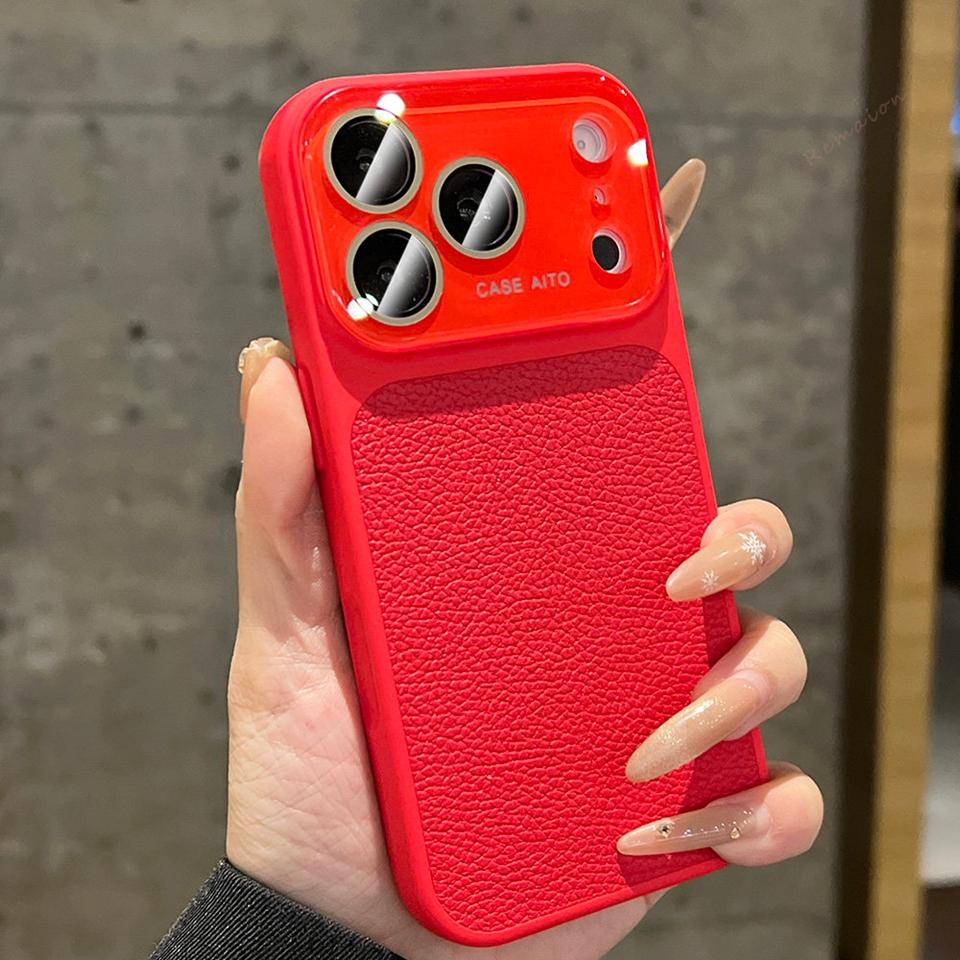 Официальный чехол для телефона для iPhone 1 14 16 17 Pro Max 17Pro 16Pro с большим окном, противоударный, с защитой линзы камеры