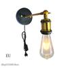 Vintage Wall Lamp EU/US Plug E27110V-240V Living Room Bedroom Bedside LED Wall Sconce Retro Industrial Wall Light Decor Uminaria