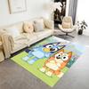 Bluey's Adventure Area Rug Suitable for Balcony Outdoor Playrooms Bedrooms Antislip Carpet Anime Office Decor