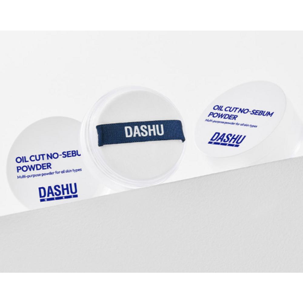 DASHU Пудра Men's Oil Cut No-Sebum Powder 5 г, белая, 1 шт.