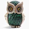 The Spiritual Living Classy Green Owl Statue for Good Luck | 4 Inch | Feng Shui Items |
