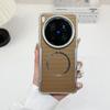 Для VIVO X300 Ultra Чехол Роскошный Матовый ПУ Магнитный MagSafe Защитная Задняя Крышка Чехол Для VIVO X300 X200 Pro Mini X300S Корпус