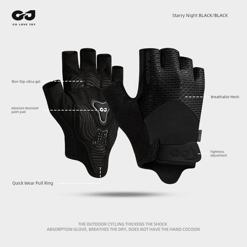 Climbing BEL EDEN Summer Cycling Gloves Half Finger Shock Absorption Mountain Road Bicycle Gloves Men's and Women's Cycling Sports Equipment
