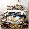 Attack on Titan 3pc set Perfect for bedroom use Comfortable bedding set includes a duvet cover and two pillowcases Ideal birthday or Christmas gift