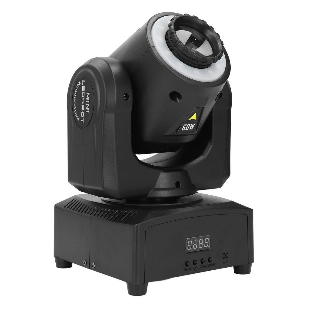 Светодиодный вращающийся прожектор, 8 режимов, 8 цветов, 9/11 каналов, многоцветный точечный светильник со звуковым управлением