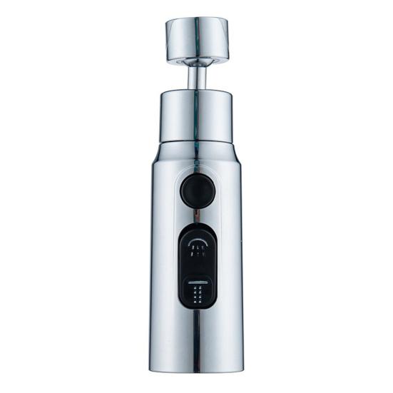 Kitchen Faucet Extender Aerator Splash Proof Spout 3 Function Kitchen Tap Spray Head Attachment 360 Degree Swivel Tap Extender Tap Accessories