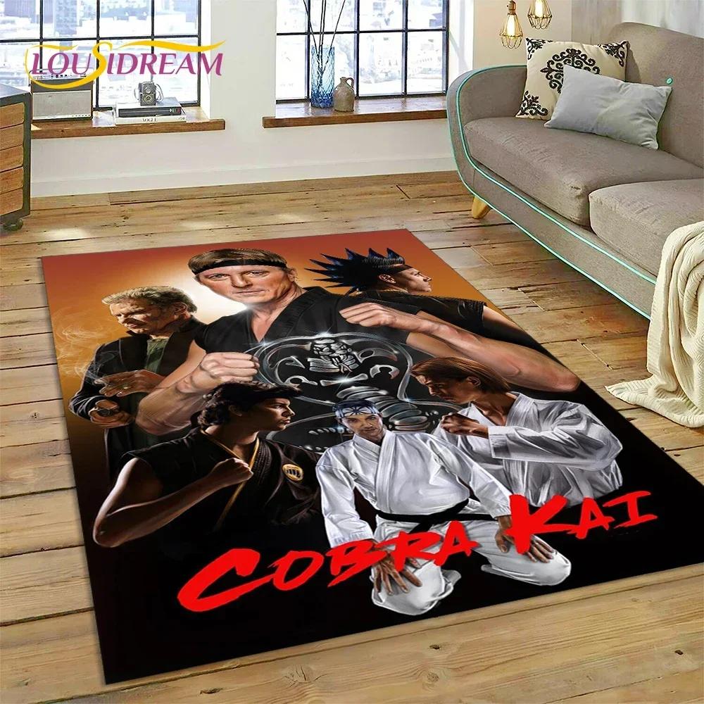 Cobra Kai Classics Телевизионный Ковер Amanda Karate для Спальни Гостиной Домашний Декор Дивана, Игровой Большой Декоративный Коврик для Пола для Детей