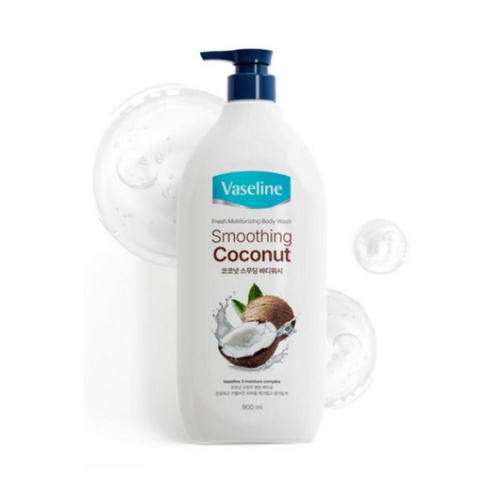 Vaseline Fresh Moisturizing Body Wash - Coconut Smoothing (900ml)