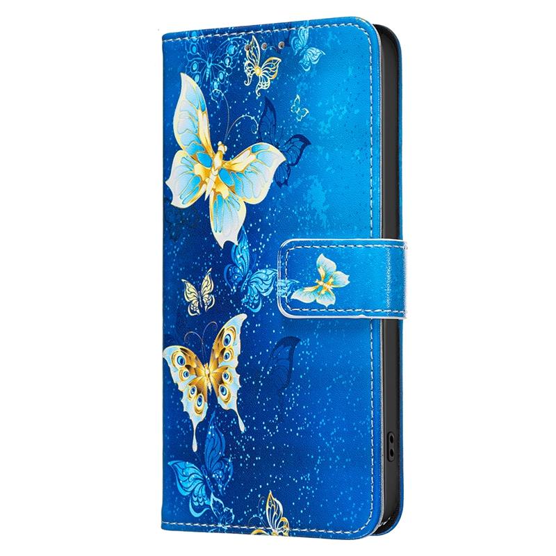 Кожаный чехол-книжка для Samsung A16 A36 A56 Чехол-кошелек с отделениями для карт на для Samsung Galaxy A16 A26 A36 A56 A06 5G Чехол для телефона Расписной