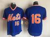Ретро вышитая бейсбольная майка New York Mets