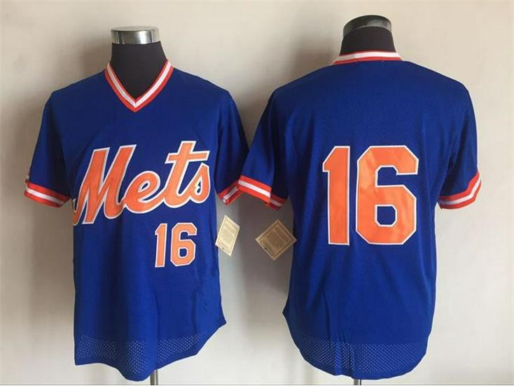 Ретро вышитая бейсбольная майка New York Mets