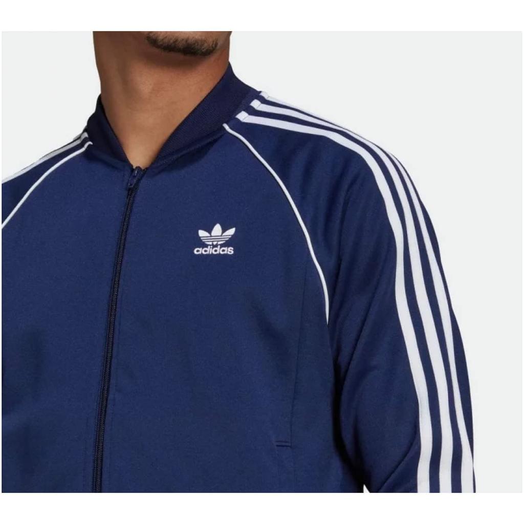 Adidas Originals Adicolor Classic PRIMEBLUE SST Олимпийка XO Топы Джерси Куртка H06710 Темно-синий (Джерси) Мужской (Рост 182-188см)