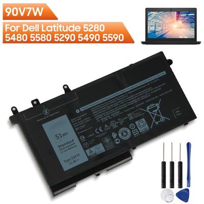 Замена батареи для ноутбука 93FTF 083XPC 4YFVG 3DDDG Для Dell Latitude 5280 5480 5580 5290 5490 5590 51 Втч Батареи для ноутбуков