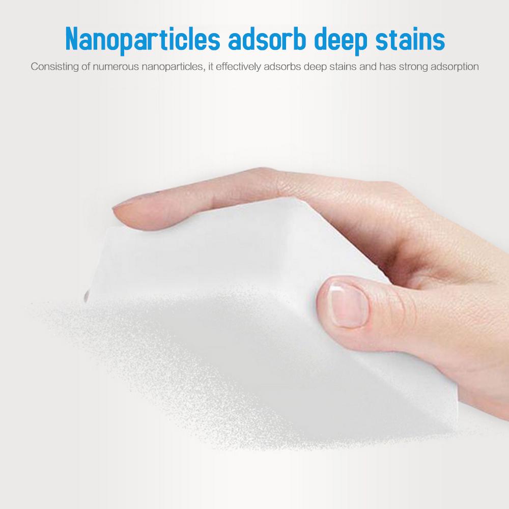 100 шт., волшебная меламиновая губка, ластик, губка, меламиновая пена, очиститель для кухни, офиса, ванной комнаты