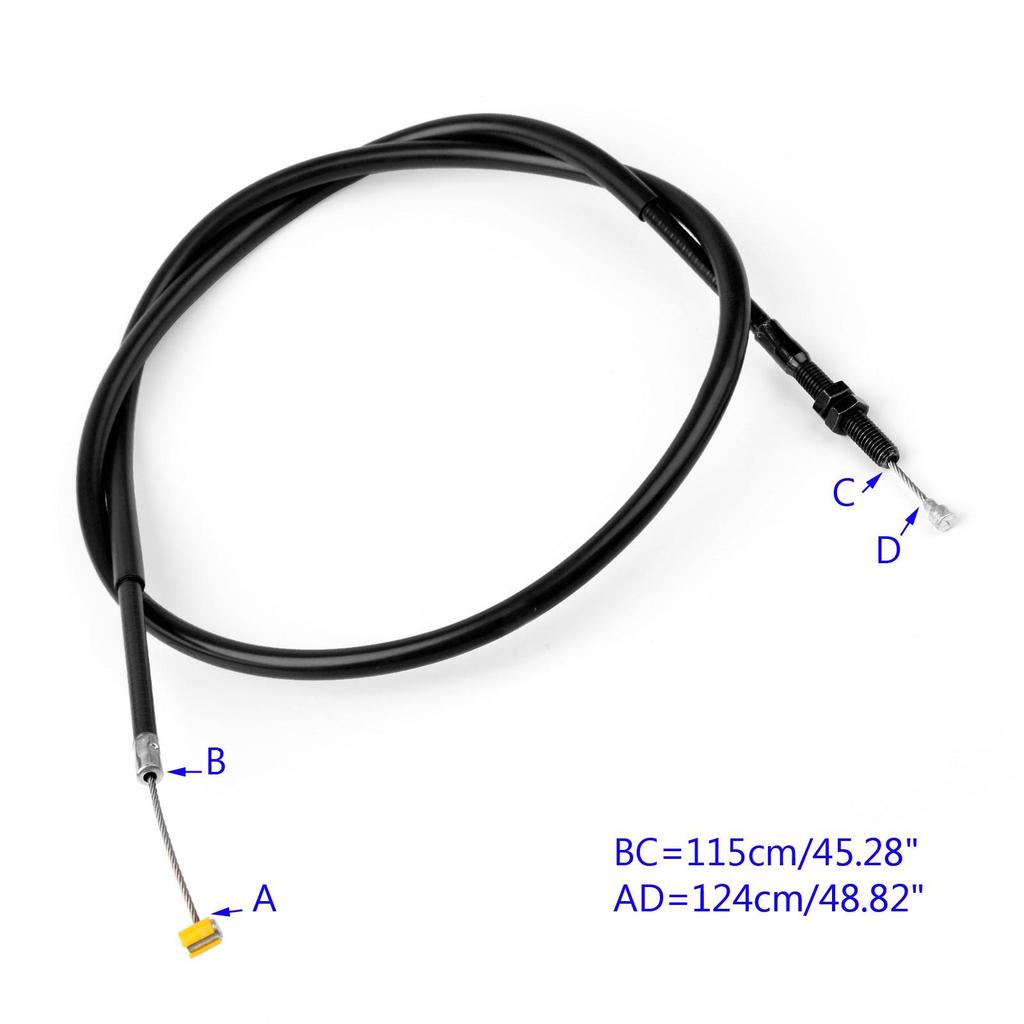 Motorcycle Wire Steel Clutch Cable Replacement For Yamaha YZF R1 2015-2017 Black