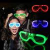 3 Mode LED Flashing Glowing Shutter Glasses for Event Party Halloween Supplies