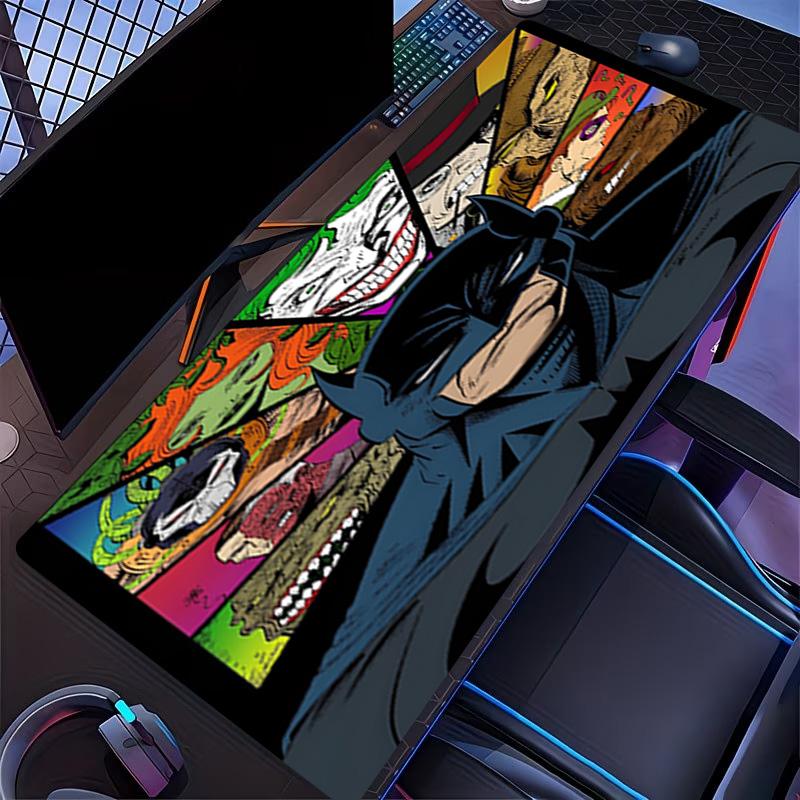 Superheroes Print Mouse Pad, for Keyboard Pad Laptop PC Mat for Office Home Use, Desk Decor, Perfect Birthday Gift for Gamers
