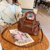 New Fashionable Handbag High End Style Head Layered Cowhide Leather One Shoulder Crossbody Bag Autumn and Winter