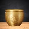 Treasure Basin Brass Cornucopia Bowl Chinese Feng Shui Decor Traditional