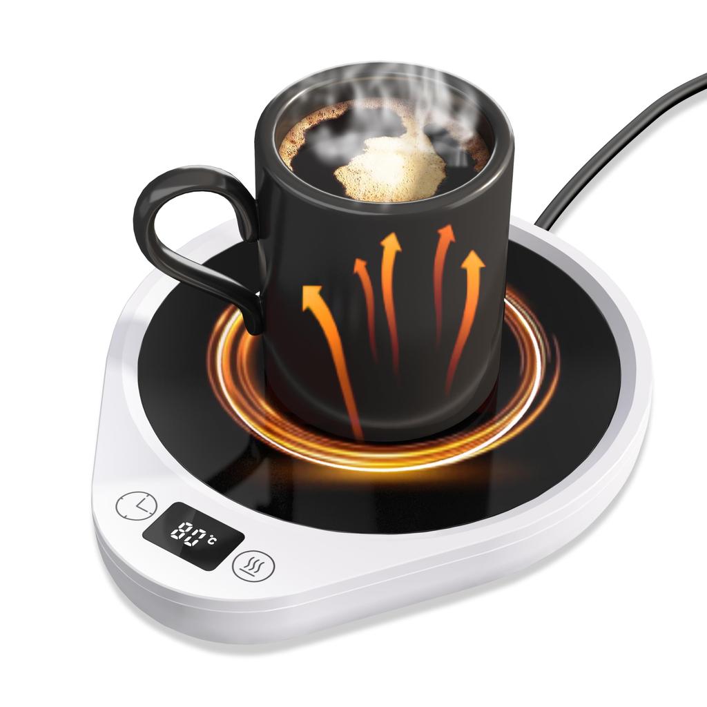 SlowlyTalk Cup Warmer [Compatible with Large Containers] Coffee Insulating Coaster, Mug Warmer, Drink Warmer for Coffee, Tea, Water, Milk, and More,