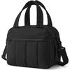 Fashionable Fluffy Lunch Bag  Women's Warm Lightweight Handbag Portable Crossbody Insulated Lunch Bag