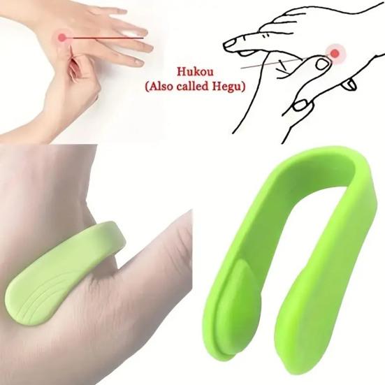 2 шт. зажим для акупрессуры, зажим для снятия мигрени, портативный зажим для снятия напряжения при головной боли для мужчин и женщин, зажим для массажа рук