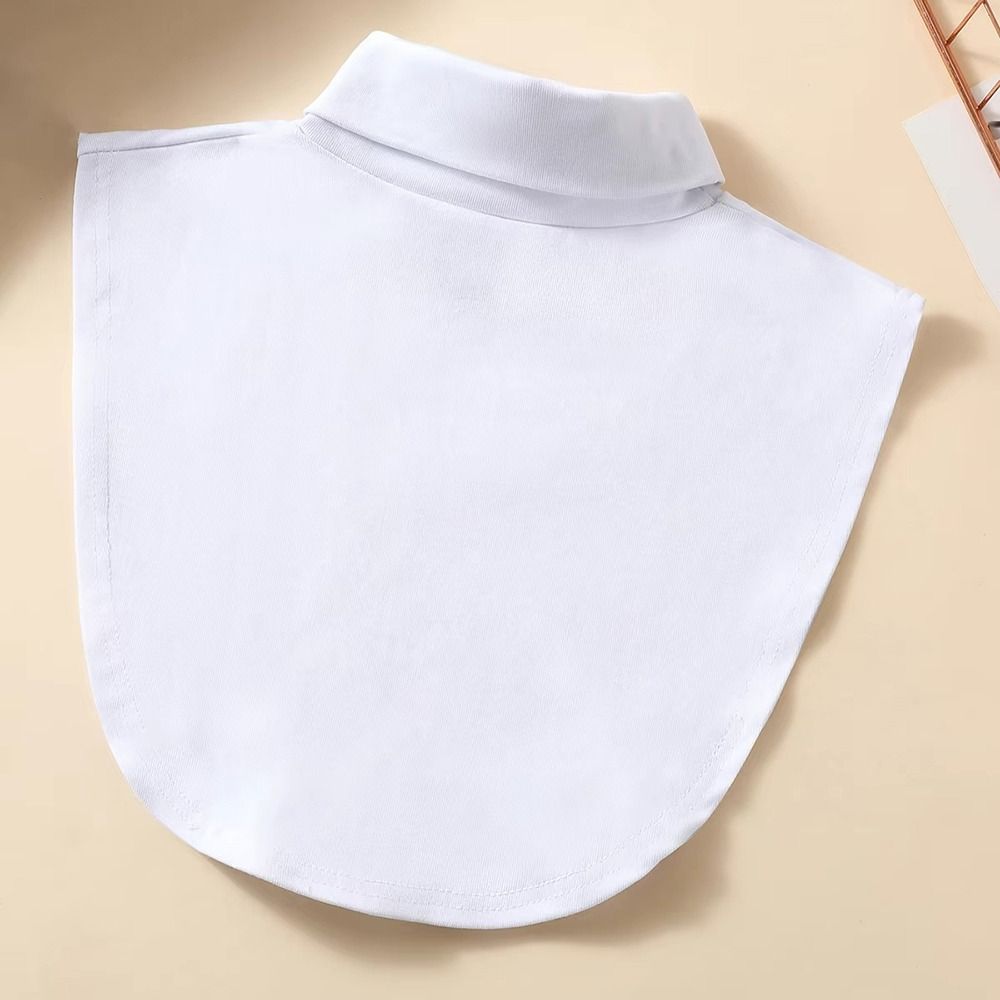 Elastic Neck Protection Scarf High Neck Knitted High Neck Collar Versatile Turtleneck Collar